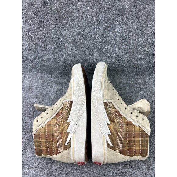 VANS Off The Wall SK8 Shoes Women's 6 Mid Top 72145 Bolt Liquid Biscotti - Picture 7 of 8